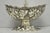 Antique Victorian Japanese Silver Plated Rose Flower Repousse Nut Bowl Dish For Sale - Image 4 of 16