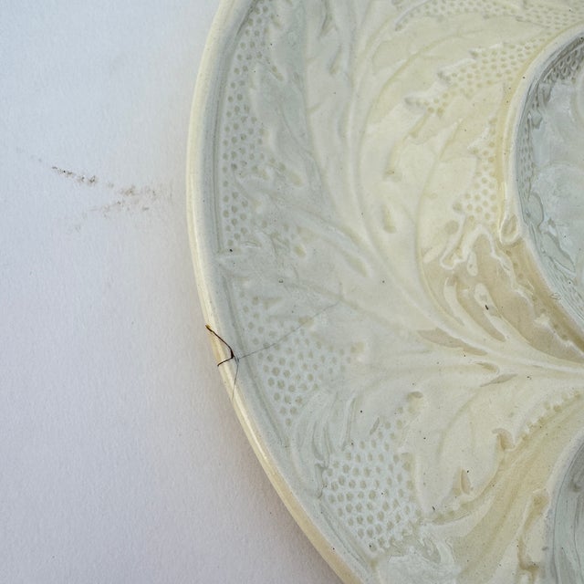 20th Century Gien Majolica Earthenware Artichoke Plates- Set of 4 For Sale - Image 9 of 13