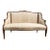 Louis XV Style Inlaid Walnut Upholstered Settee, 19th Century For Sale