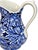 Late 20th Century Coastal Blakeney Staffordshire Blue & White Ironstone Pitcher & Basin Set For Sale In Miami - Image 6 of 9