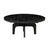 Mid-Century Modern Matthew Izzo Home Round Acacia Wood Coffee Table For Sale - Image 3 of 5