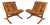 Set of Two (2) Scandinavian Mid-Century Modern "Siesta" Chairs in Leather by Igmar Relling for Westnofa, Norway, C. 1970's For Sale