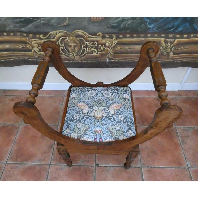 Antique Italian Carved Fruitwood Angel Stool, 1830 For Sale - Image 14 of 18