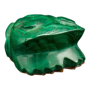 1950's Vintage Chinese Miniature Malachite Ornamental Frog