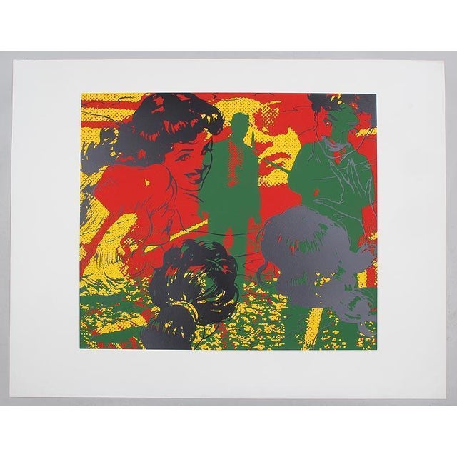 Jerry Kearns, "Detente" Jerry Kearns Pop Art Silkscreen Screenprint, 1992 For Sale