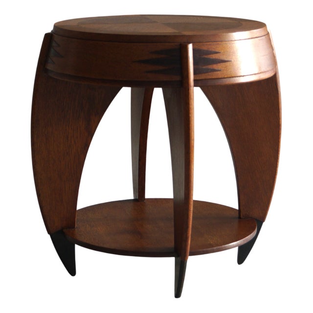 Art Deco Dutch Side Table by P.E.l. Izeren for De Genneper Molen, 1920s For Sale