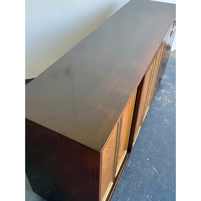 Vintage MCM Harvey Probber Sliding Door Credenza For Sale - Image 9 of 12