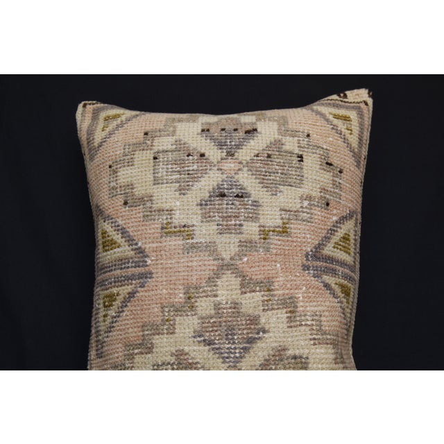 Art Deco Decorative Handwoven Bohemian Rug Pillow Cushion Cover -16'' X 32'' For Sale - Image 3 of 10