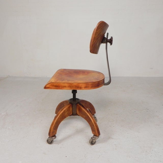 Bauhaus Office Chair from Krenzer, 1930s For Sale - Image 4 of 18
