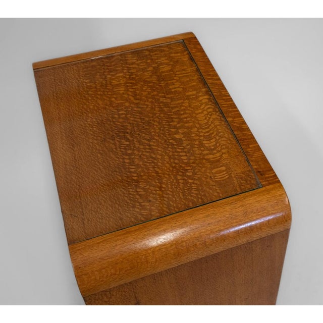 Brown Art Deco Oak Side Cabinet by Betty Joel for Token Works, 1930s For Sale - Image 8 of 16