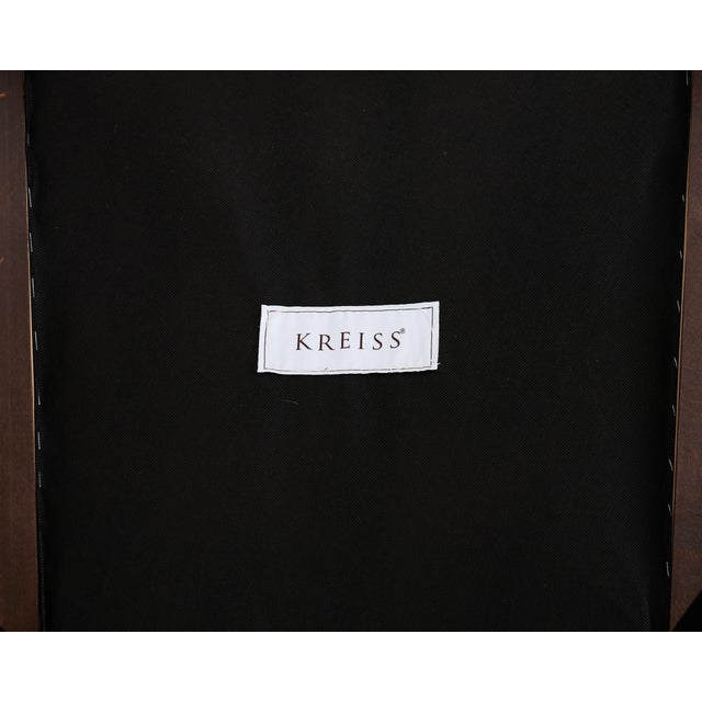 Set of Ten Kreiss Vegan Leather Sutton Dining Chairs For Sale - Image 14 of 17