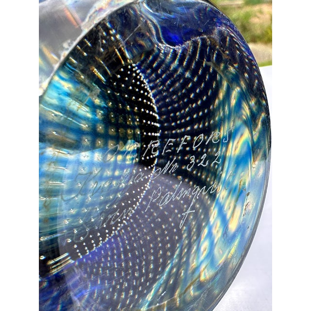 Orrefors Kraka No. 322 Vase by Sven Palmqvist, 1950s Swedish Art Glass For Sale - Image 11 of 12