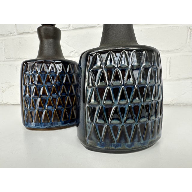Ceramic Model 1036 Table Lamps by Einar Johansen for Søholm, Denmark, 1960s, Set of 2 For Sale - Image 9 of 15