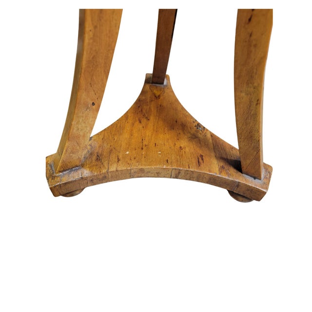 Mid 20th Century A Birchwood Biedermeier Style Occasional Table With a Single Drawer For Sale - Image 11 of 12