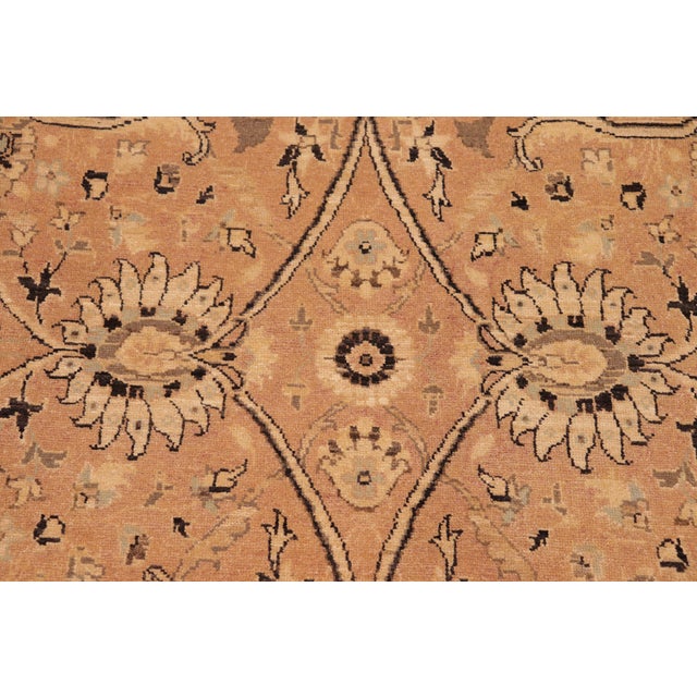 Shabby Chic Brown/Charcoal Wool Rug - 8'2'' X 10'3'' For Sale In New York - Image 6 of 10