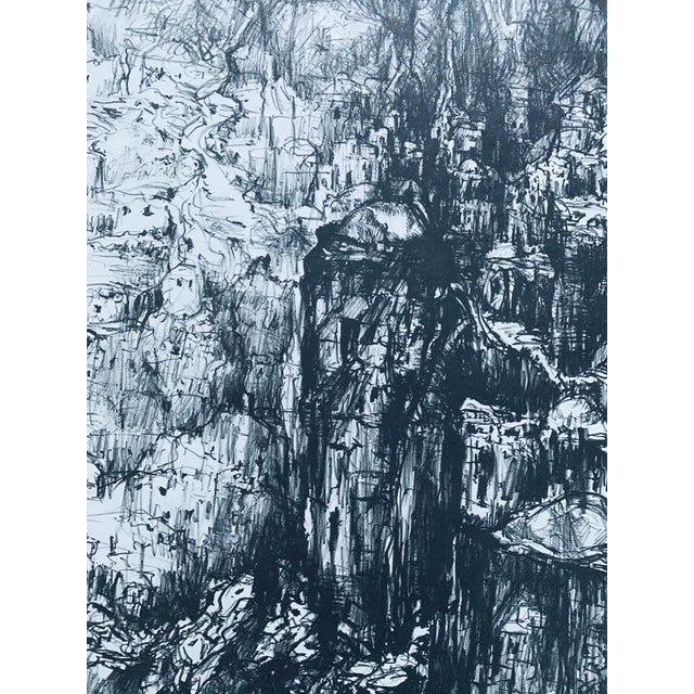 Anna Ticho, German Israeli Expressionist Abstract Lithograph Of Jerusalem Landscape For Sale - Image 4 of 9