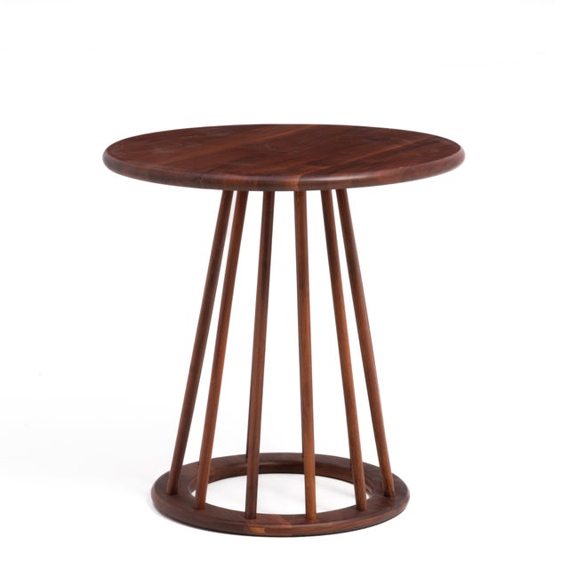 Mid-Century Modern Arthur Umanoff Washington Woodcraft Solid Walnut Side Table Mid Century 1950s For Sale - Image 3 of 10