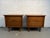 Mid-Century Modern Pair of Mid 20th Century Walnut Nightstands For Sale - Image 3 of 16