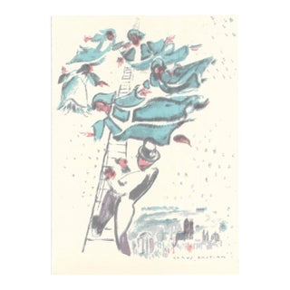 Claus Bastian Happy Holiday Card For Sale