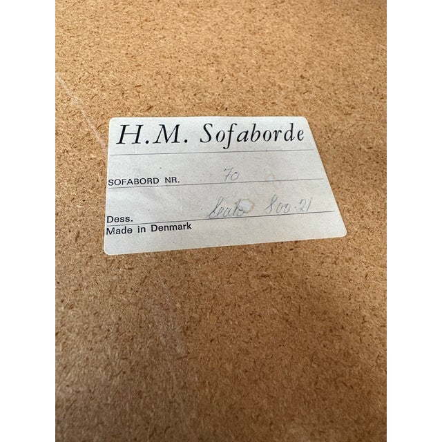 Danish Teak Hm Sofaborde Tile Coffee Table For Sale - Image 9 of 9