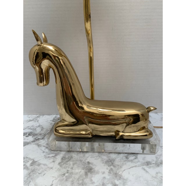 Franz Hagenauer Midcentury Brass Figural Franz Hagenauer Table Lamp For Sale - Image 4 of 12