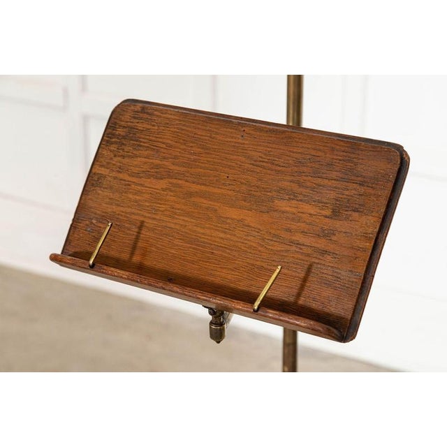Late 19th Century 19th Century English Brass Reading Stand Table, 1880 For Sale - Image 5 of 12