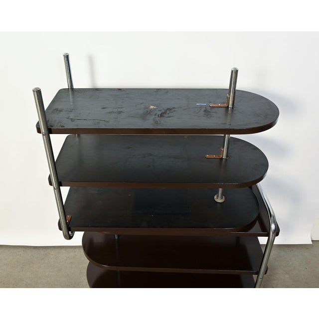 Brown 1930s Wolfgang Hoffmann for Howell No. 806 Side Tables Bauhaus - Set of 2 For Sale - Image 8 of 11