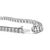 Enhance your jewelry collection with a stunning and elegant addition. This beautiful sterling silver tennis bracelet...