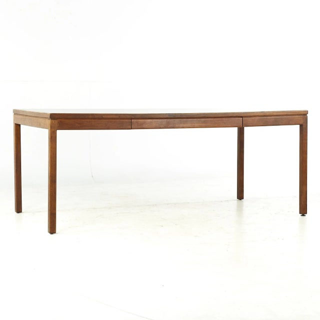 Jens Risom Mid Century Walnut and Formica Top Writing Desk For Sale - Image 11 of 11