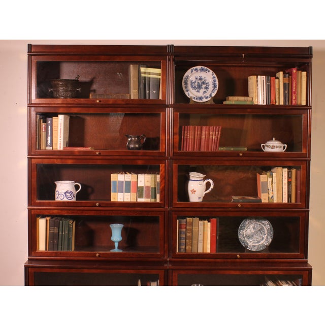 Mahogany Stacking Bookcases, 1990s For Sale - Image 4 of 12