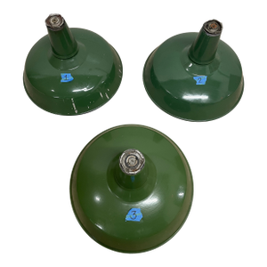 18" X 12" Antique Porcelain Enamel Pendant Lighting Shades