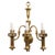American colonial solid brass wall sconce with 3-tier oil lamp style electric sockets. This solid brass wall sconce exudes...