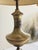 1970s Pair of Neoclassical Brass Urn Table Lamps on Wood Bases With Linen Shades in Style of Maison Jansen / James Mont For Sale - Image 10 of 12