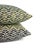 2020s Jane Churchill Iggy in Blue and Green Pillow Cover - 20" X 20" Silver Sage Velvet Cushion Case For Sale - Image 5 of 5