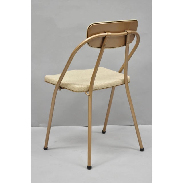 Mid 20th Century Vintage Hamilton Cosco Stylaire Mid Century Modern Folding Chairs - Set of 4 For Sale - Image 5 of 16