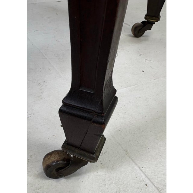 Traditional Early 20th Century Regency Inspired Newly Upholstered Bench. For Sale - Image 3 of 10