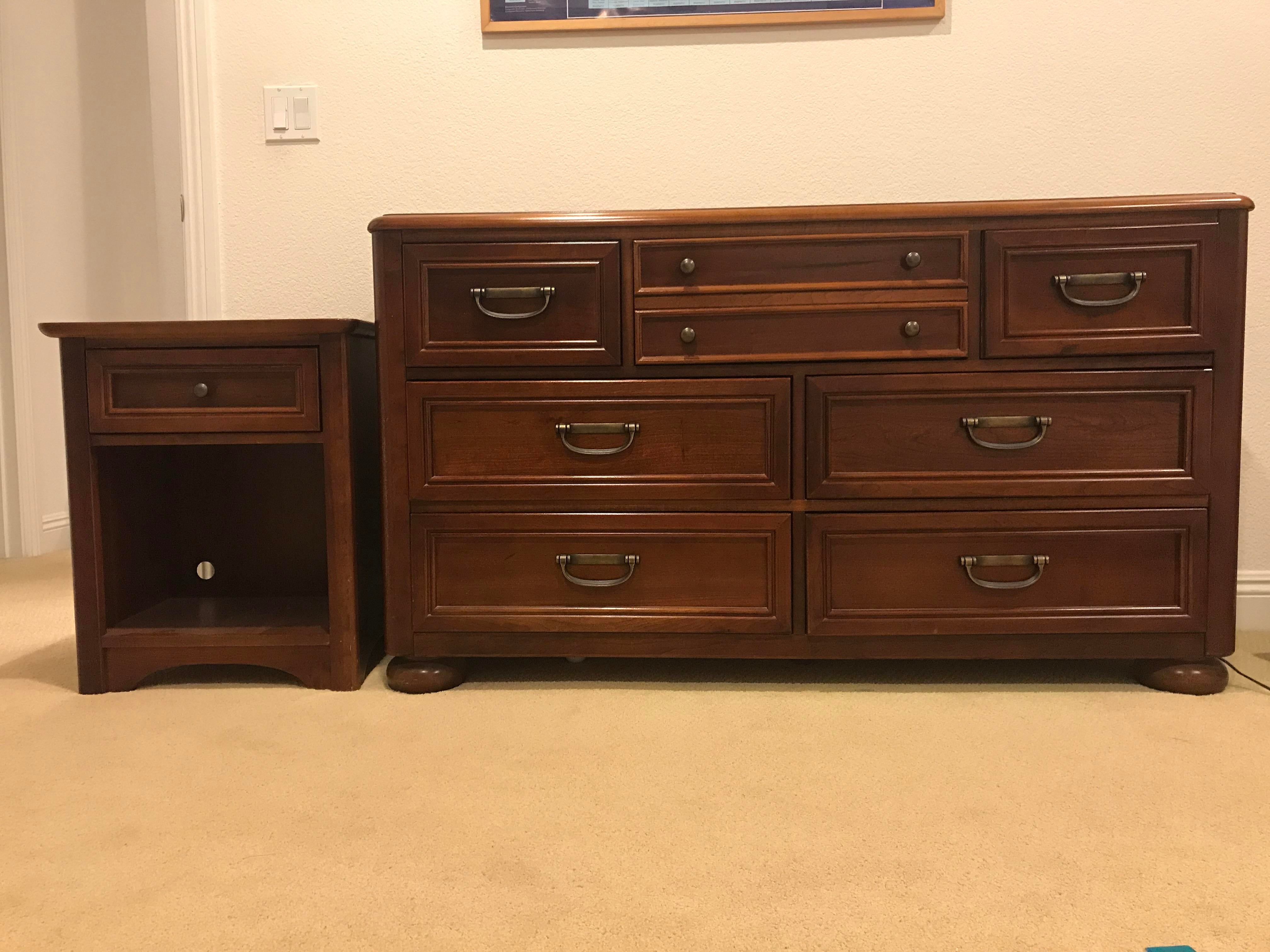 matching dresser and nightstands