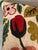 Mexican Multi Color Floral Embroidered Pillow For Sale - Image 3 of 10