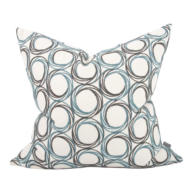24 x 24 Demo Indigo Pillow - Down Fill For Sale
