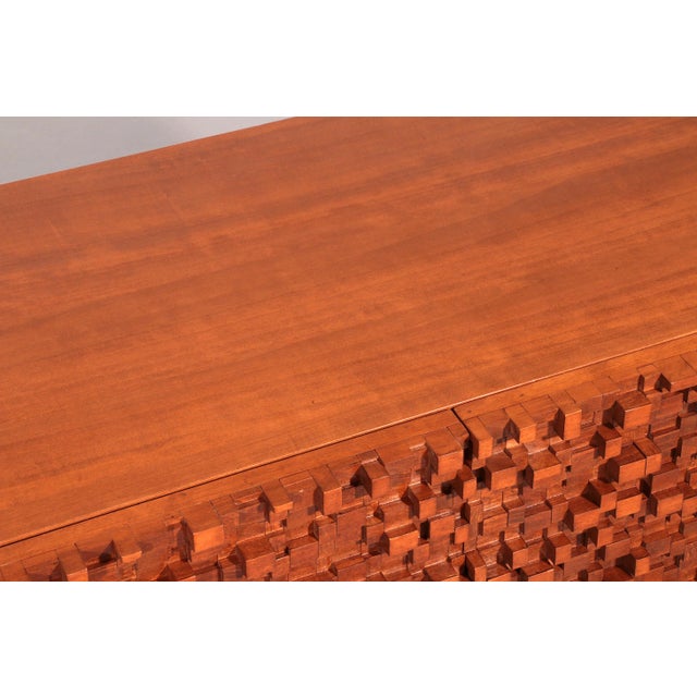 Brutalist Wooden Sideboards, 1960s, Set of 2 For Sale - Image 3 of 14