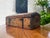 Antique French Wood Iron and Hide Chest For Sale - Image 3 of 15