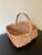 Early 20th Century American Splint Oak Gathering Basket For Sale - Image 4 of 9