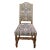 1950s 8 French Louis XIII Style Barley Twist Dining Chairs Floral Tapestry For Sale - Image 4 of 6
