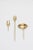 Contemporary Brass Lígula, Cochler & Trulla Spoon Set by Raquel Vidal and Pedro Paz, Set of 3 For Sale - Image 3 of 5