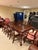 Late 20th Century Maitland-Smith Mahogany Dining Table With 8 Chairs (6 Chippendale + 2 Henredon Host Chairs) For Sale In Atlanta - Image 6 of 18