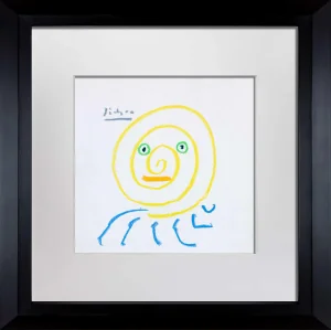 Pablo Picasso "Picodeoro” Framed Print