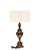 Neoclassical Midcentury Neoclassical Solid Brass Stiffel Lamp With Rh Linen Barrell Shade For Sale - Image 3 of 7