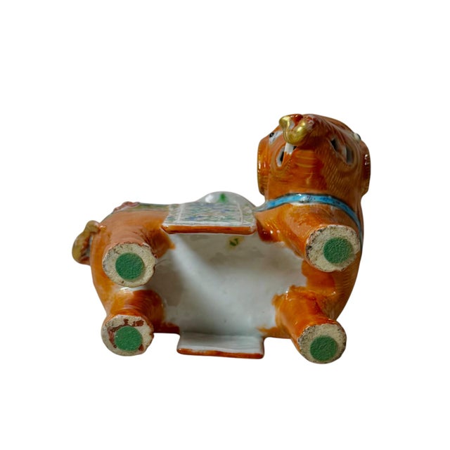 19th Century Chinese Export Rose Mandarin Porcelain Elephant Candlesticks - A Pair For Sale - Image 12 of 12