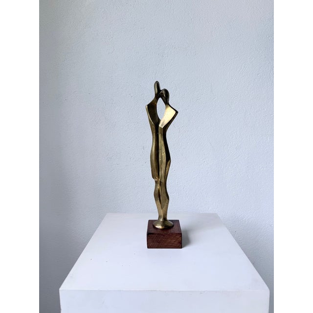 Abstract Bronze Statue of an Odalisque Couple, 1970s For Sale - Image 11 of 18