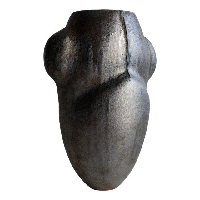 Corpus Mechanica Vase in Wheel-Thrown Glazed Stoneware by Robin Kerr For Sale